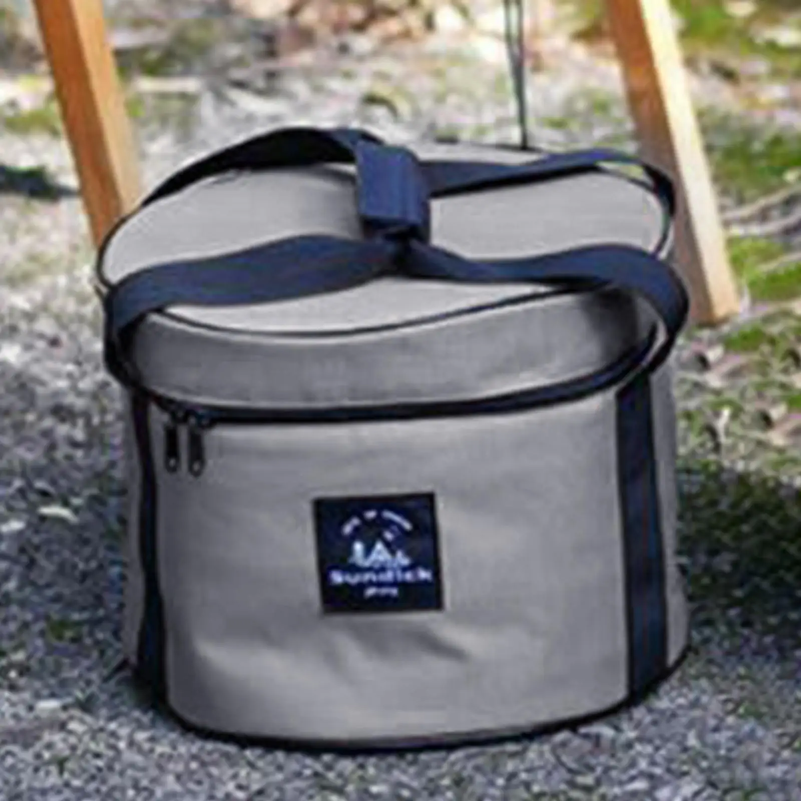 Camping Bag Practical Wear Resistant with Side Pocket Sundry Box for BBQ