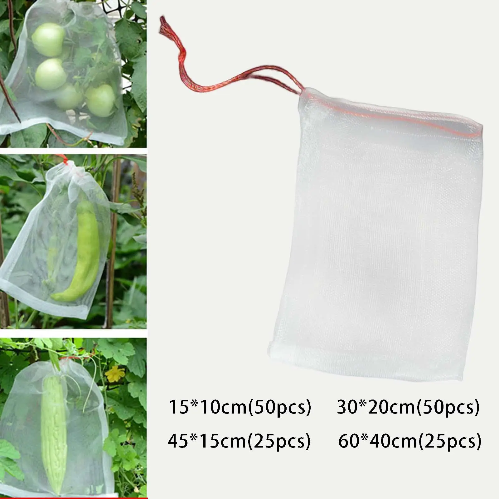 Nylon Fruit Protection Bags Multifunctional Fruit Netting Bags for Flower