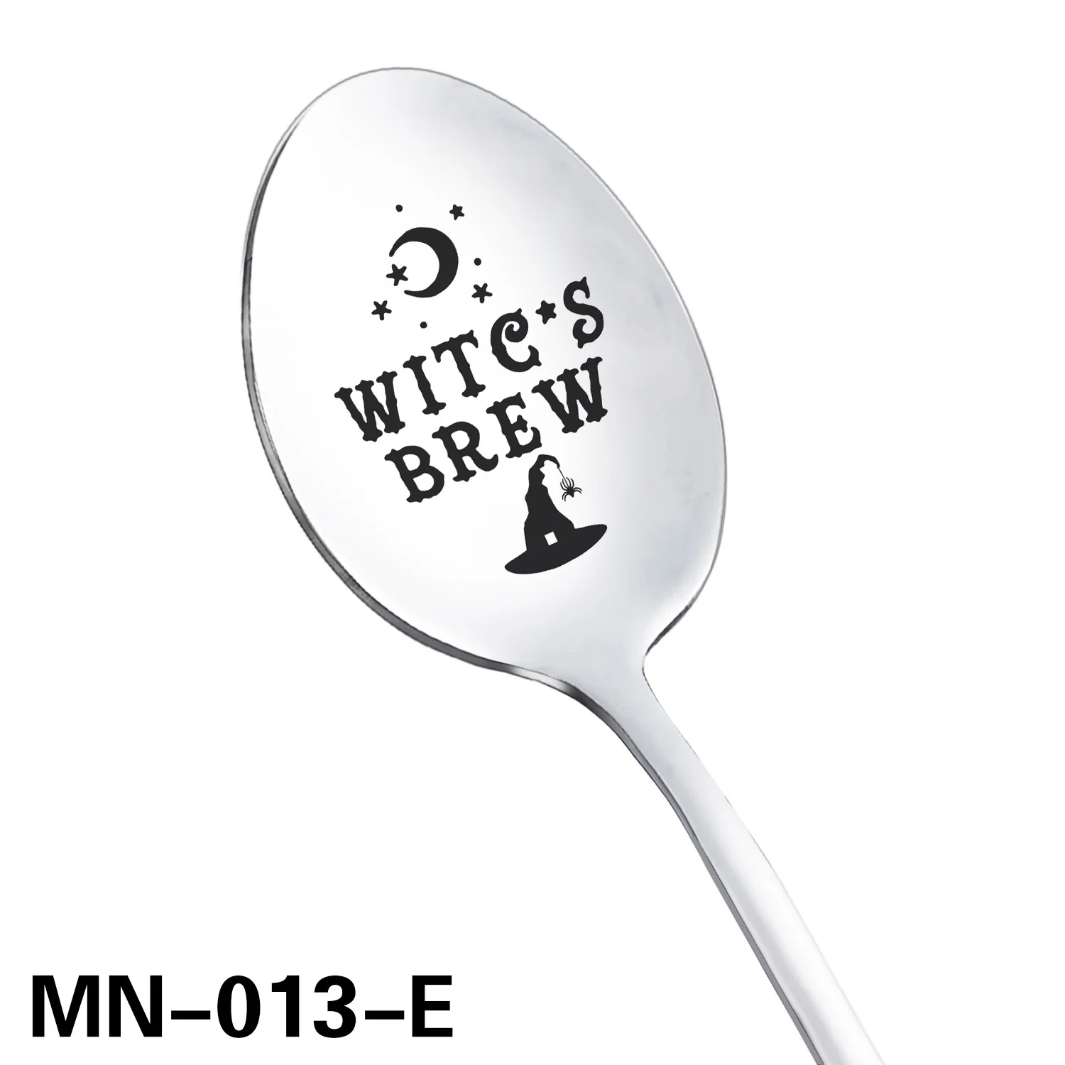 Coffee Spoon Gifts for Women Men Friends Funny Witch's Coffee Spoon Engraved Stainless Steel Friendship Gifts for Birthday Christmas Gift 
