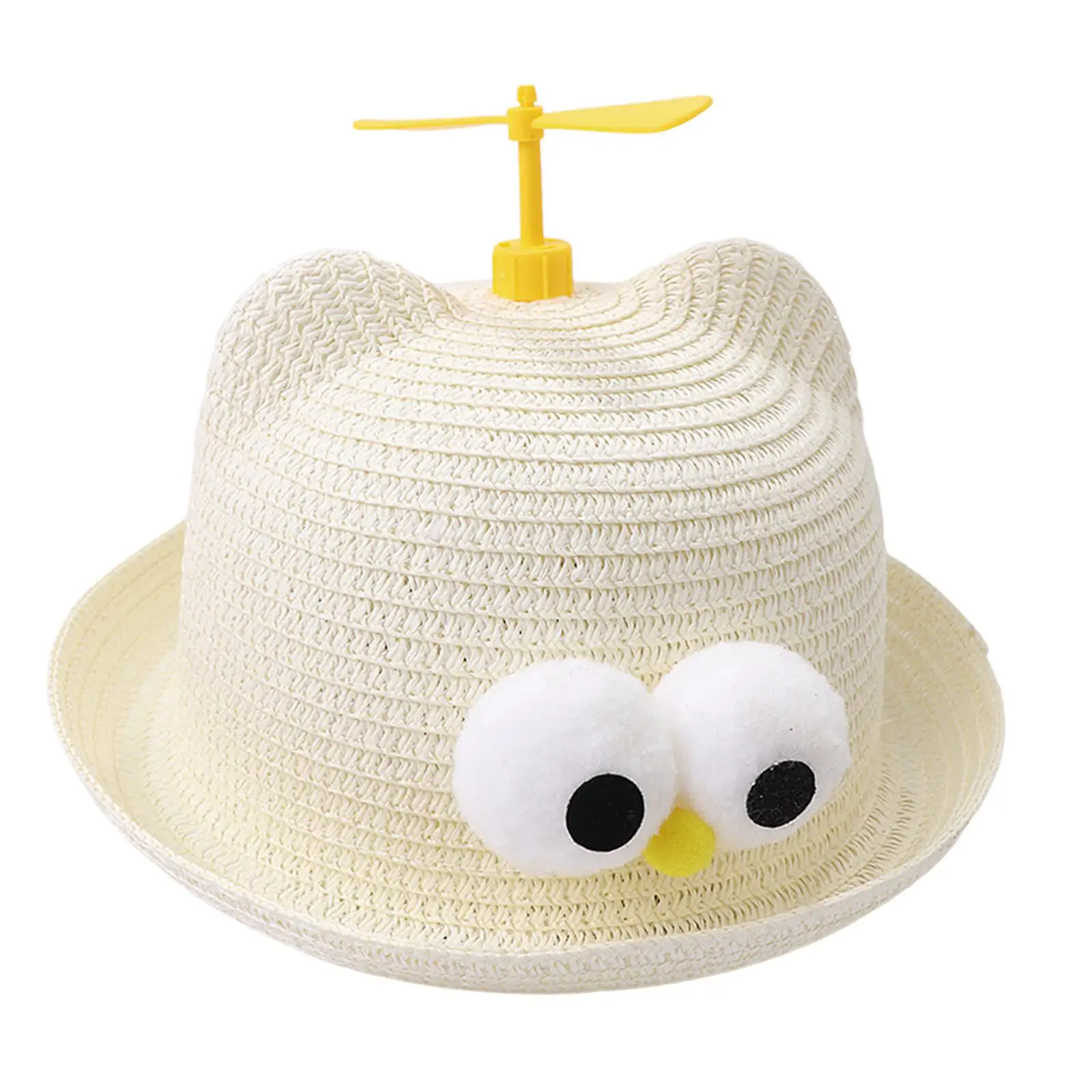 Kids Sun Hat for Girls Boys Breathable Sun Protection Portable Straw Hat Fisherman Cap for Outdoor Sightseeing Short Trips