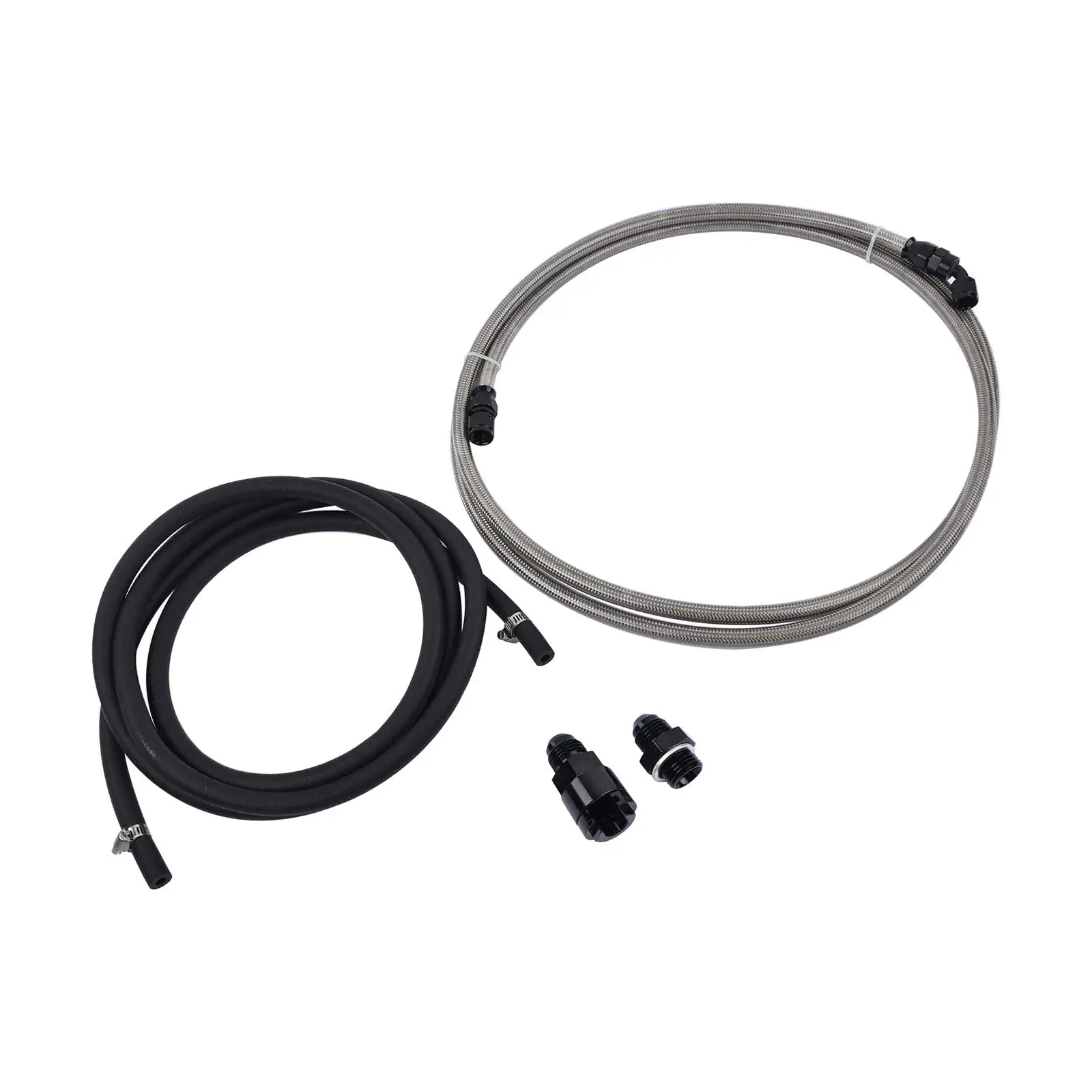 Vehicle Replacement Fuel feed Line & Rubber Return Set Durable Accessories