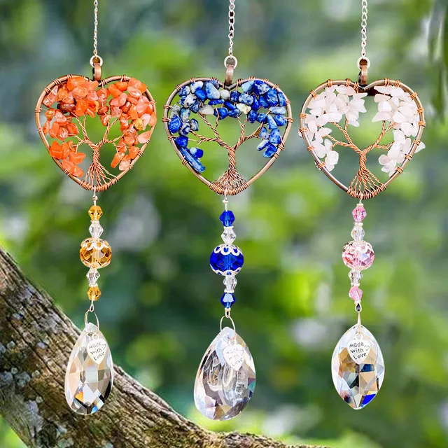 Rose Quarzkristallbaum Des Lebens, Engel Anhänger Prismen Magisches Amulett Chakra  Reiki, aktuelle Trends, günstig kaufen