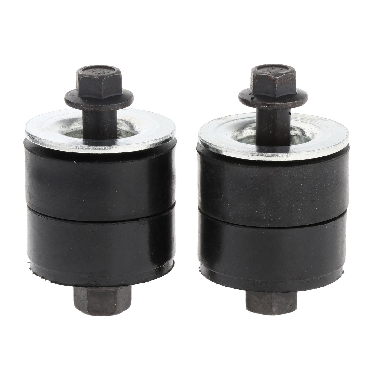 Rubber Radiator Core Mount Bushings Bolts Black Parts Universal 1967-1989 Replacement Accessories Support Body