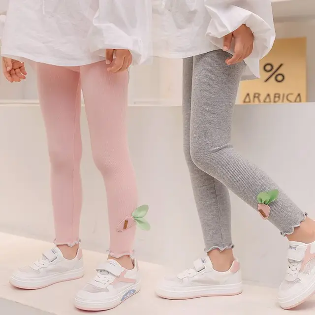 Leggings con letras para niña, pantalones de chándal para niño de 0 a 6 años,  ropa informal para bebé, pantalones ajustados sólidos, pantalones ajustados  - AliExpress