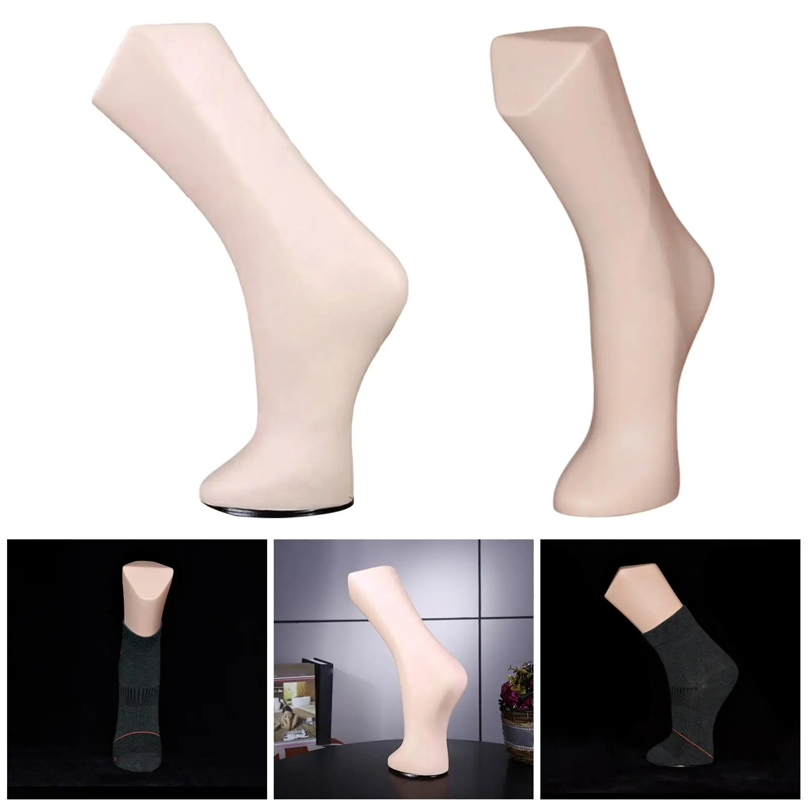 Male Foot Sock Model Display Stand Display Mannequin Shoes Support for Shop