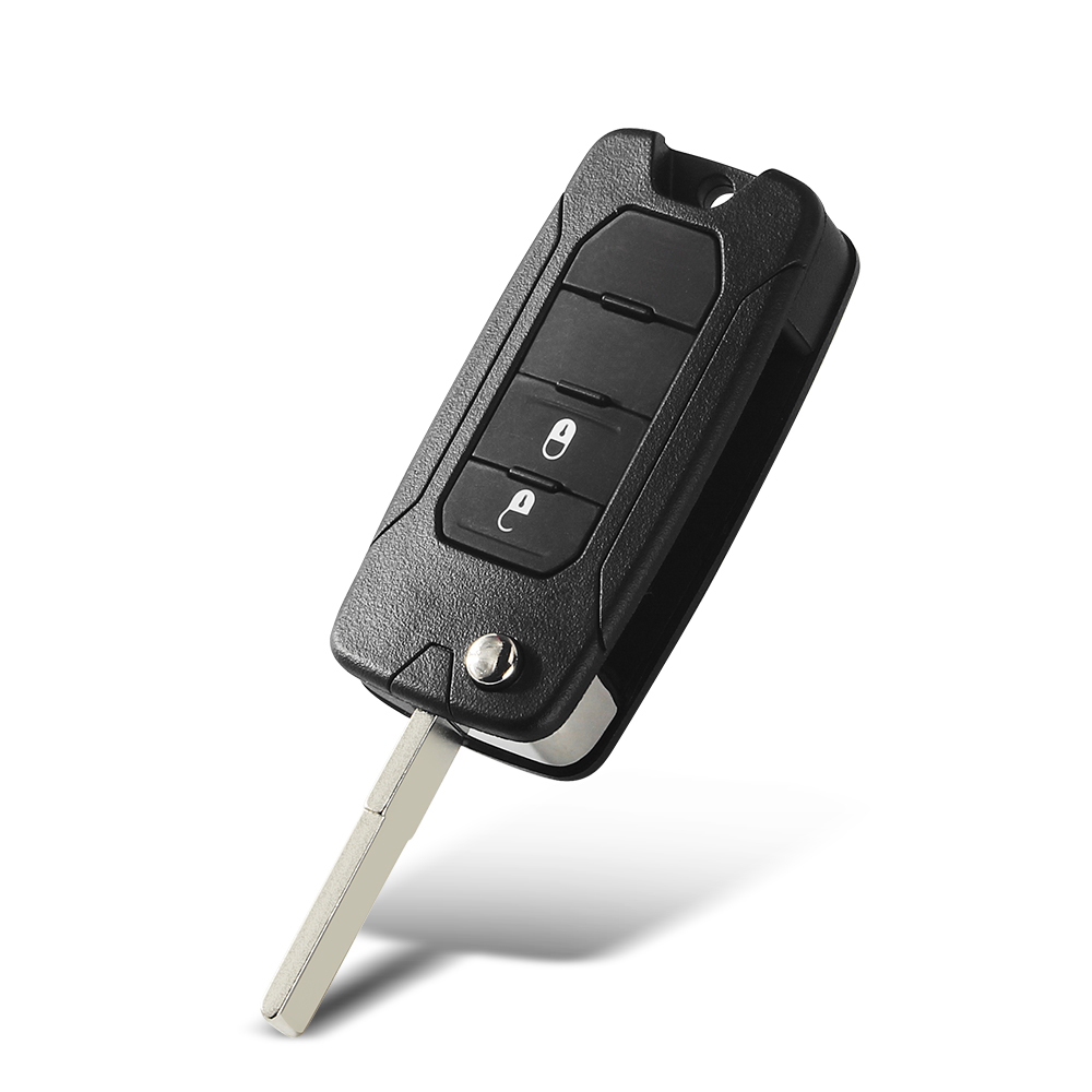 KEYYOU 2/3/4 Tasten Für Jeep Wrangler Renegade 2015-2018 Flip Remote Auto Schlüssel Fall SIP22 Klinge Ersatz gehäuse – Detail 6