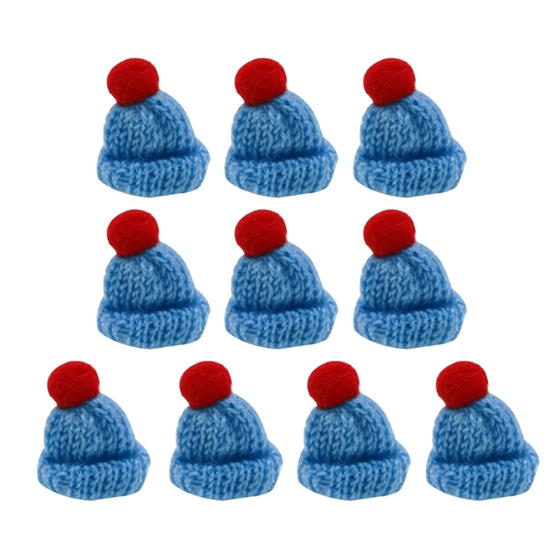 Description Picture 6 of itemAssortment of 10 Mini Knitted Hats Clothing Accessories and Christmas