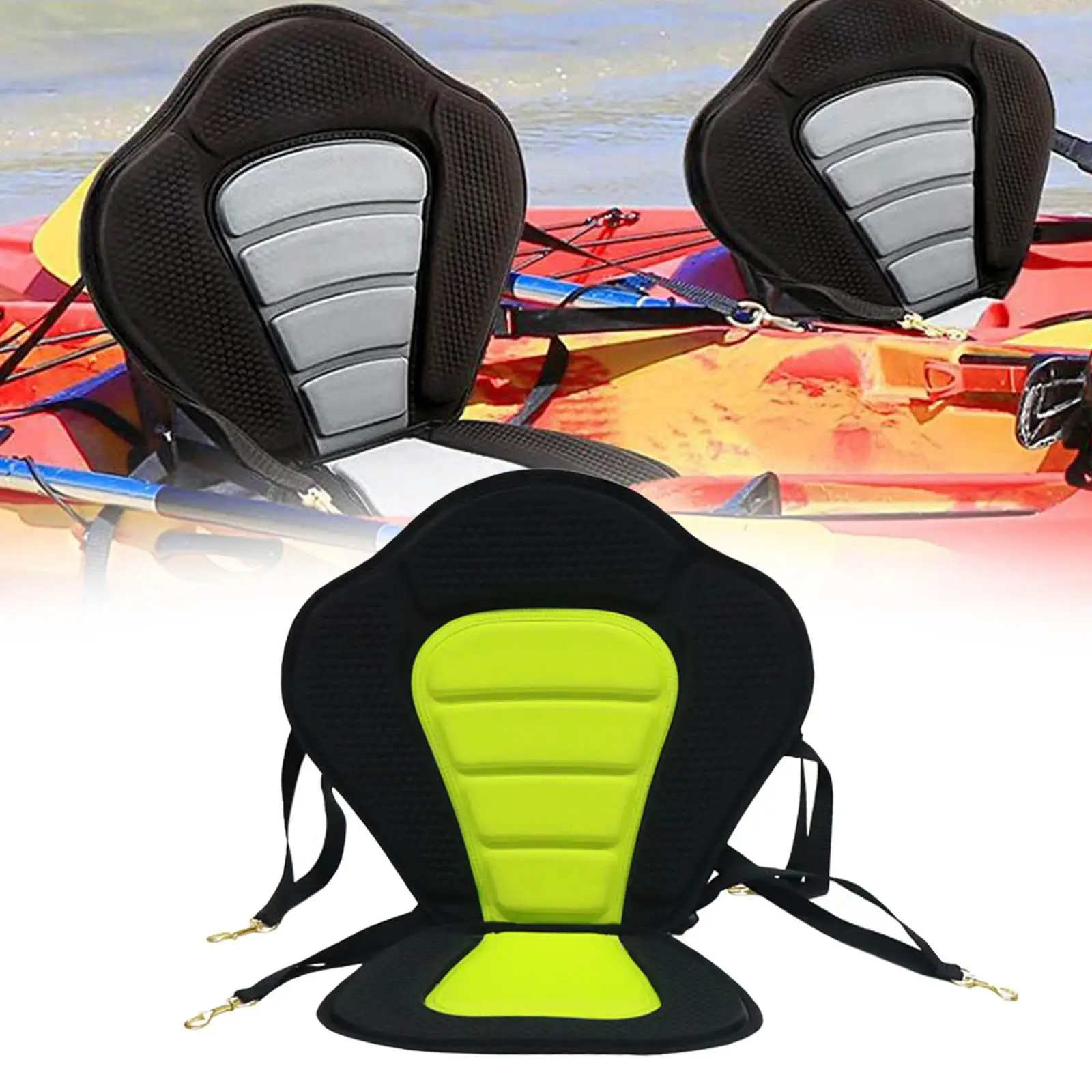 Universal kayak boat seat, Waterproof Durable Elastic Comfortable for Canoes