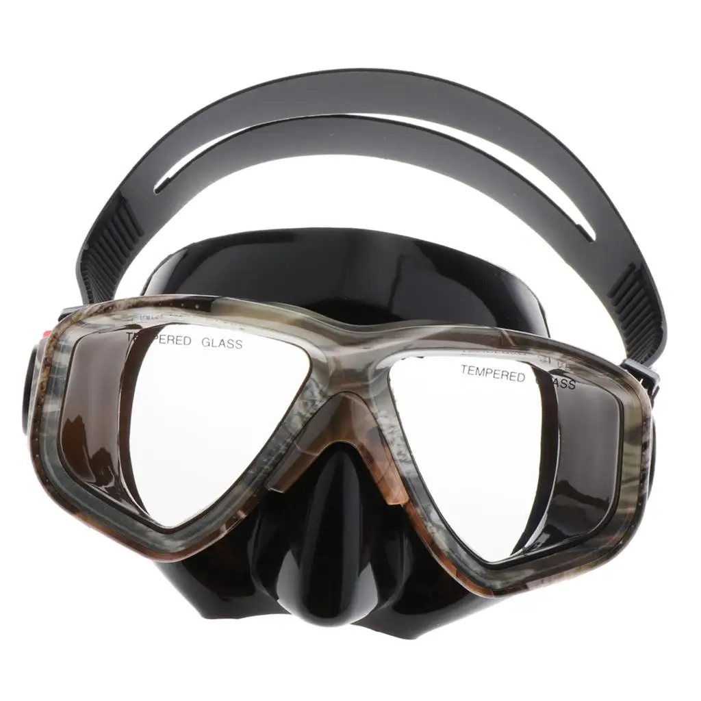 Silicone Diving Goggles Adults Mask Equipment with Storage Box