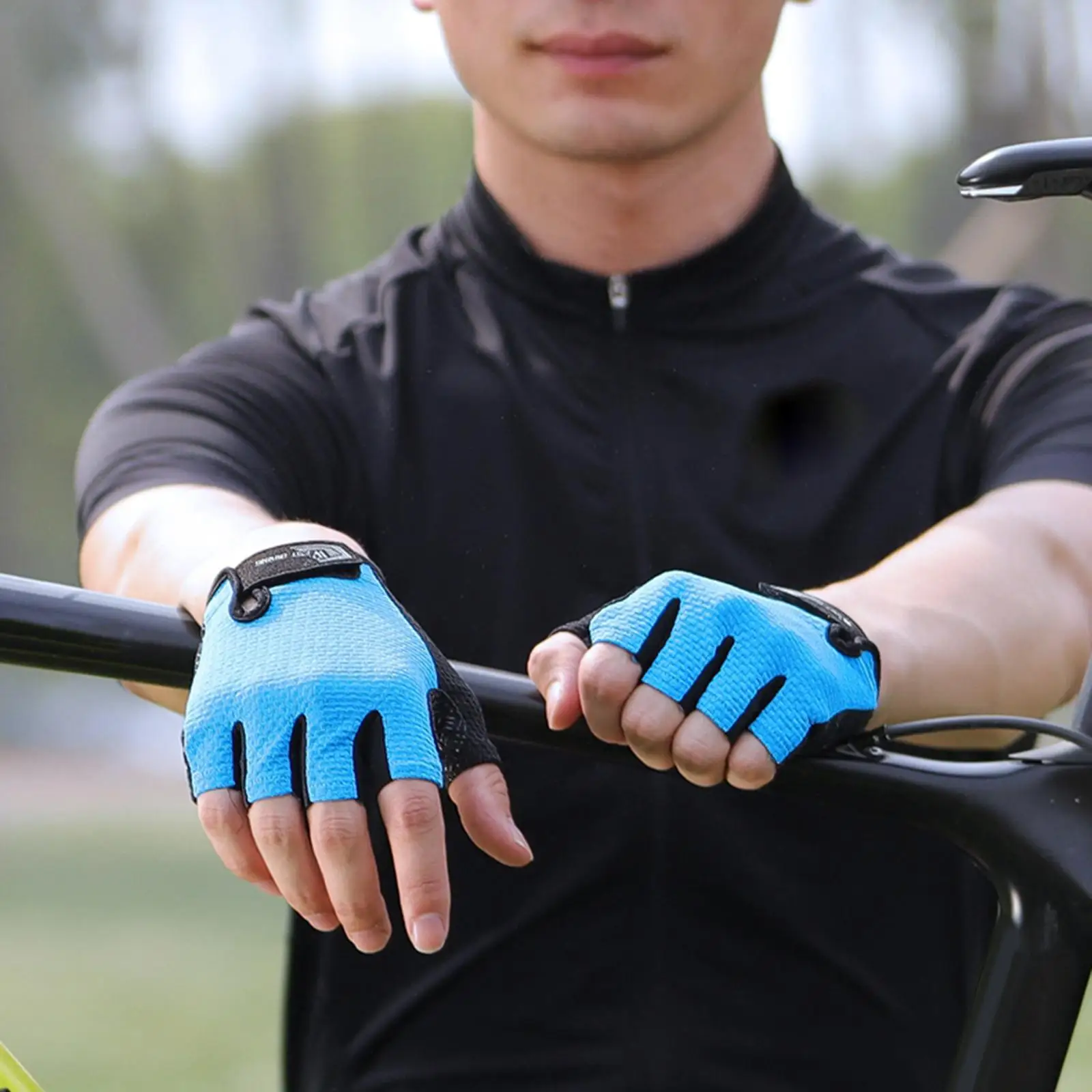 Men` Cycling s,Half-Finger Biking ,Road s,Gel Pad Breathable DH Mountain Road  Men Women