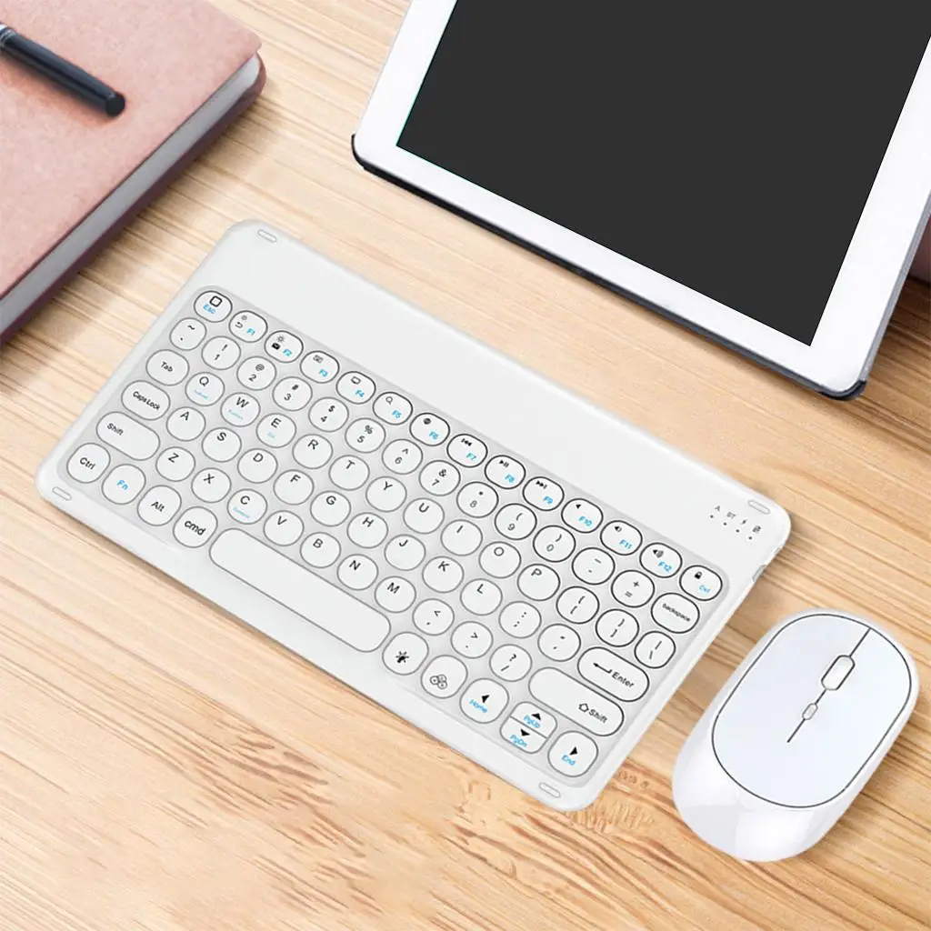  Keyboard Mouse, Thin , Rechargeable, Portable Slim for Laptops PC