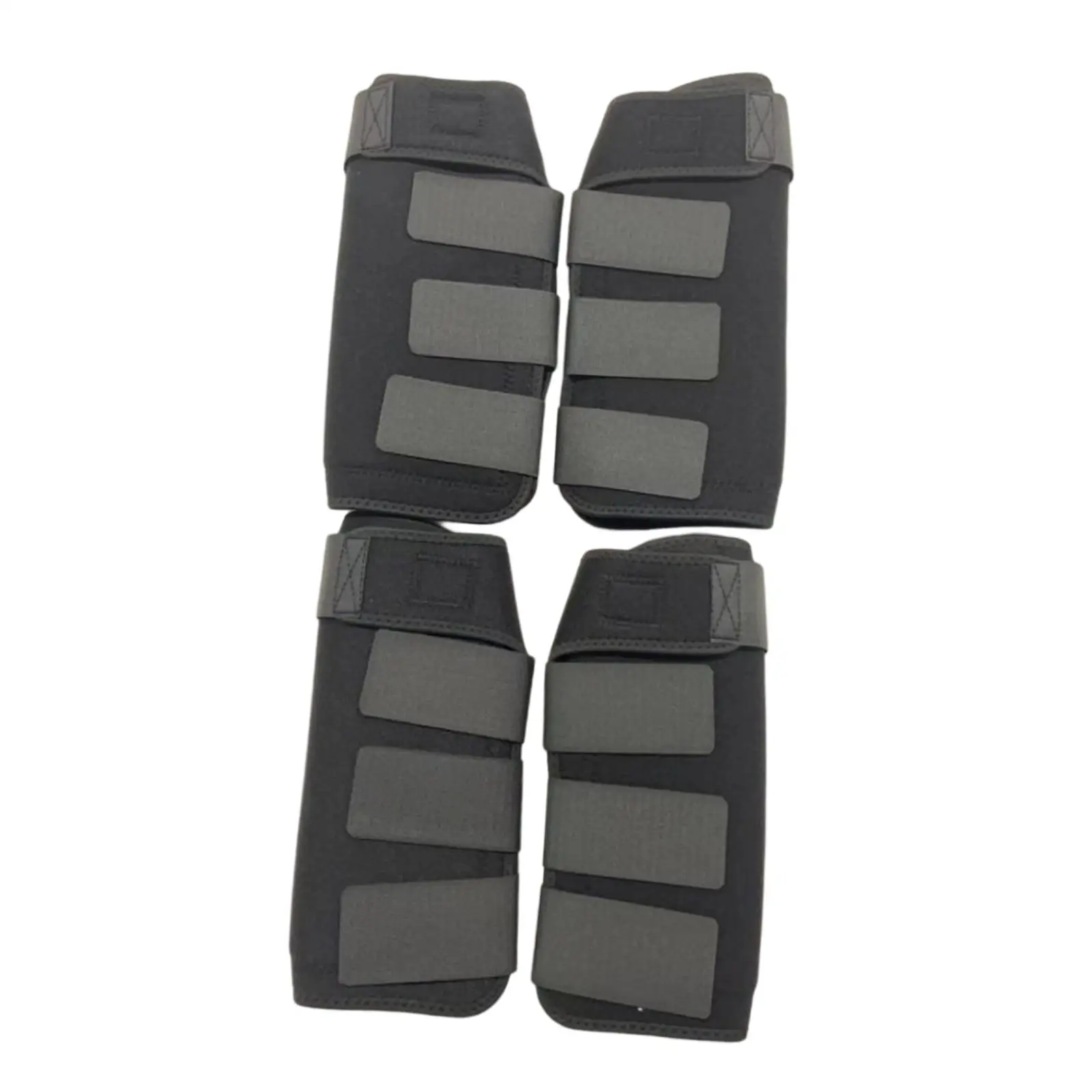 4Pcs Horse Boots Leg Wraps Shockproof Protector Tendon Protection Front Hind Legs Guard for Jumping Equestrian Accessories