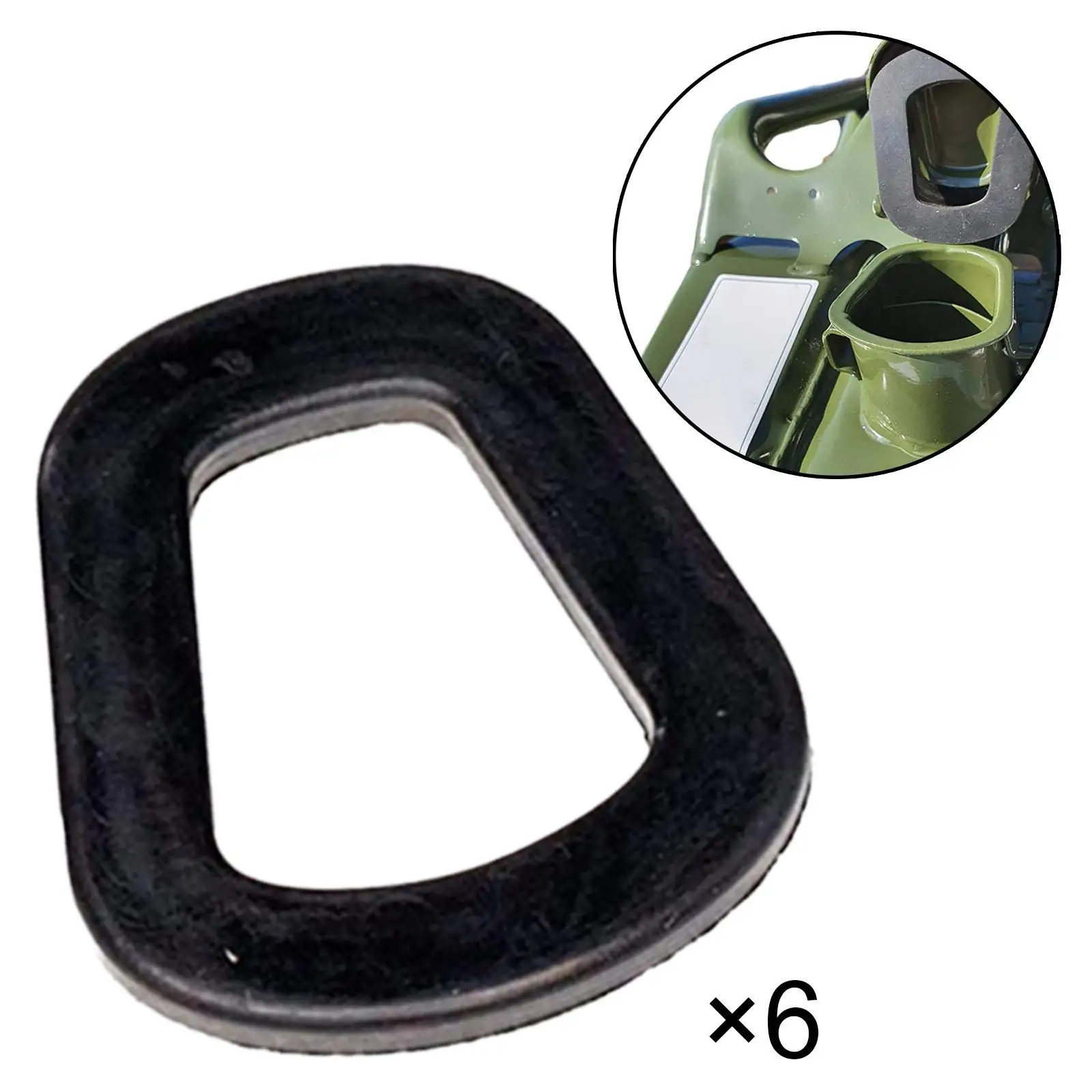 6Pcs Seal Ring Universal Engine  Rubber for Motorcycle Automotive