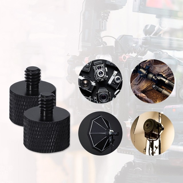 8 Adaptateurs Filetage Micro 5/8 Vers 3/8 Et 1/4 - Alliage Aluminium - Pour Trépied, Microphone, Caméra