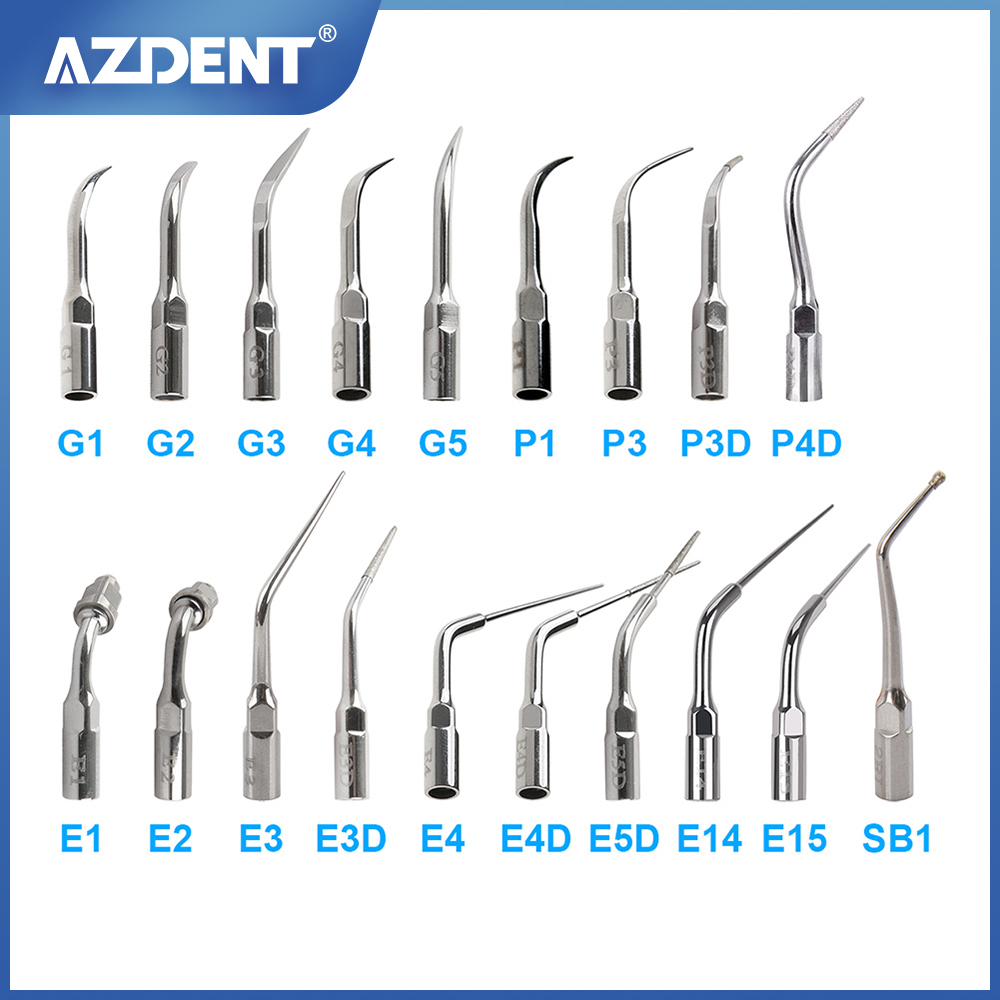 Best of AZDENT Dental Ultrasonic Scaler Tip Scaling Periodontics Endodontics Tips G P E Fit For EMS And WOODPECKER Scaler Handpiece Reviews & Tips