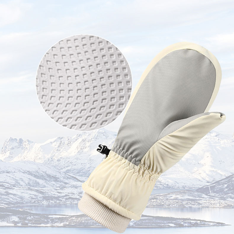 Vinter Kvinder Skiløb Snowboard Kan Touch Screen Vandtæt Ski Vante Termisk Fleece Sne Handsker Snescooter vanter_voghion.com
