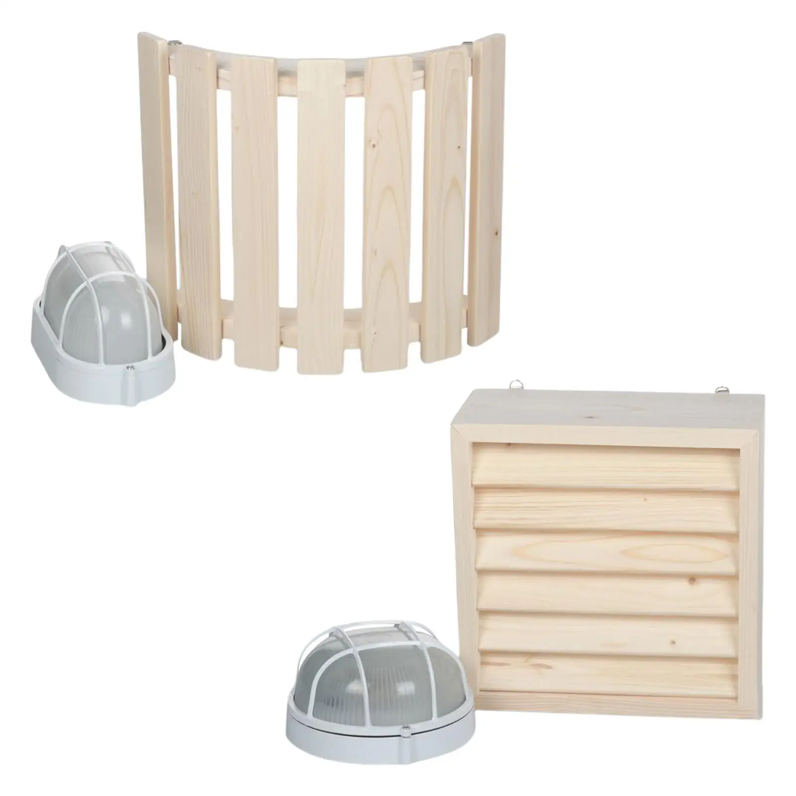 Friendly Wooden Sauna Lamp  Lamp Shade with -Proof Lamp for Sauna Room