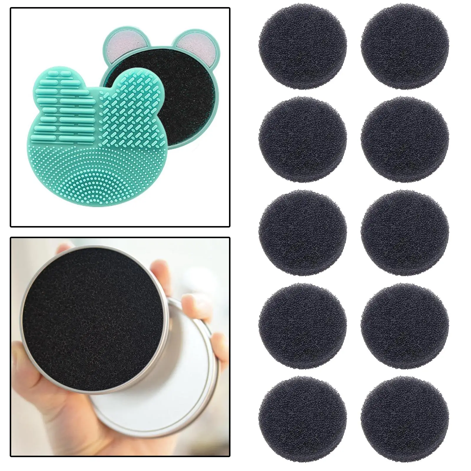 Quickly & Easily Cleaner Sponge Color Remover Switch Dry Box Makeup Remover