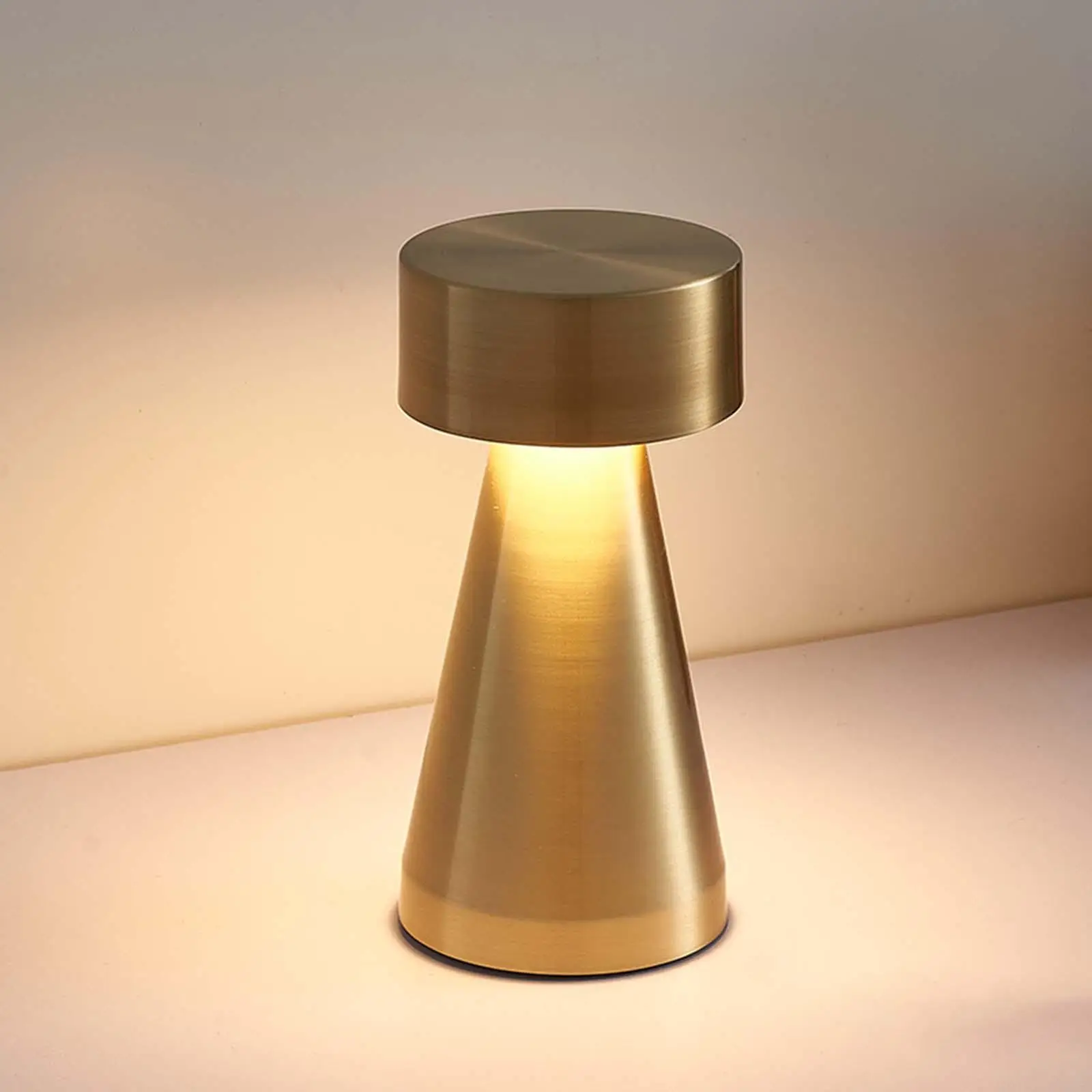 Bar Coffee Table Lamp Touch Sensor Bedside Lamps Dumbbell USB 3 Modes LED Desk Lamp for Nursery Living Room Restaurant