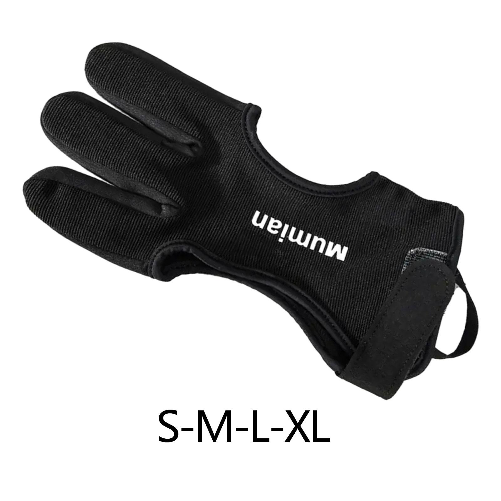 Archery Glove Finger Tab, Three Finger Glove, Archery Finger Guard Protective