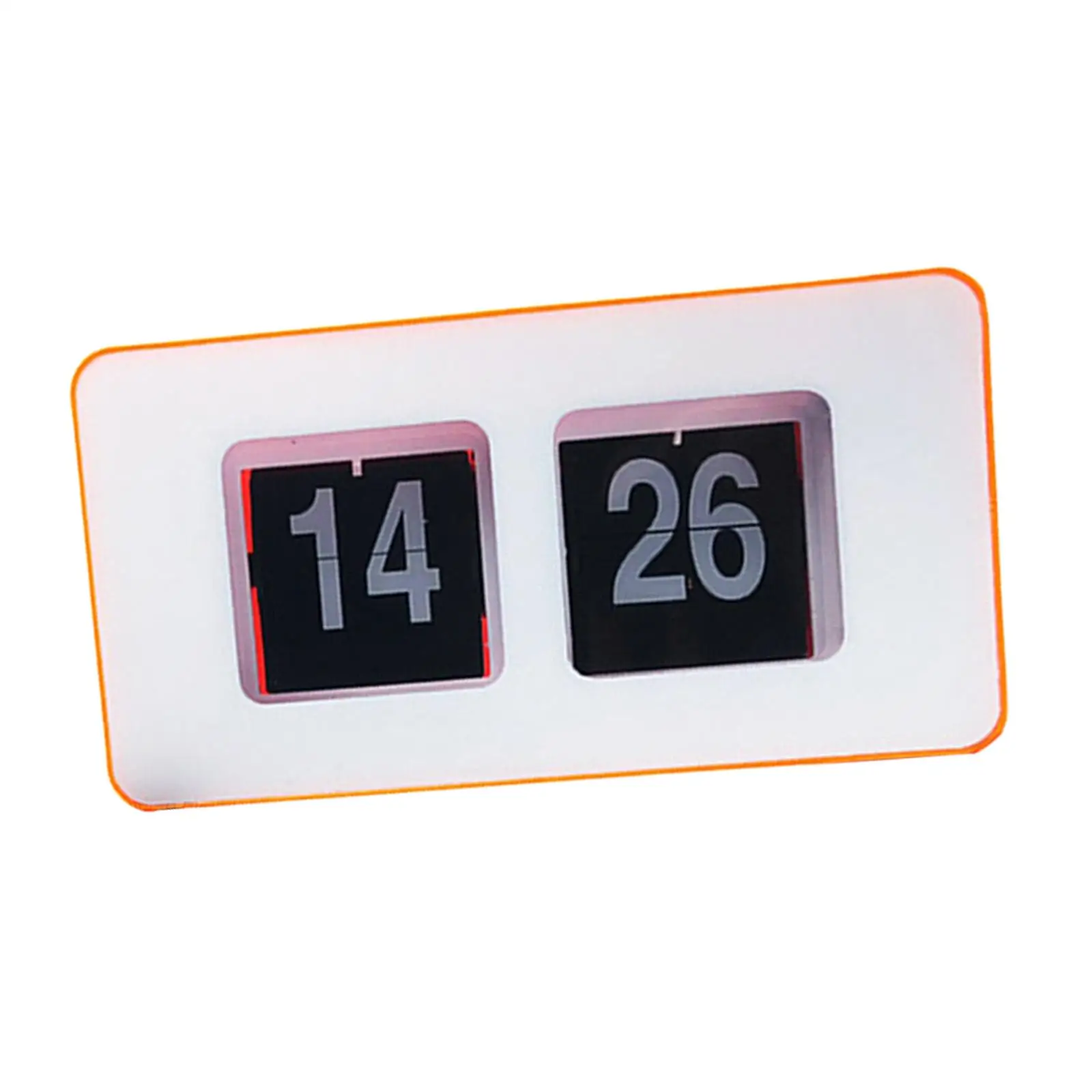 Classic Auto Flip Clock Battery Powered Large Number Table Clock Digital Flip Down Clock for Cafe Hotel School Office Decor
