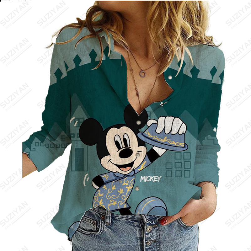 Title 6, Camicia a maniche lunghe da donna Disney Cardig...