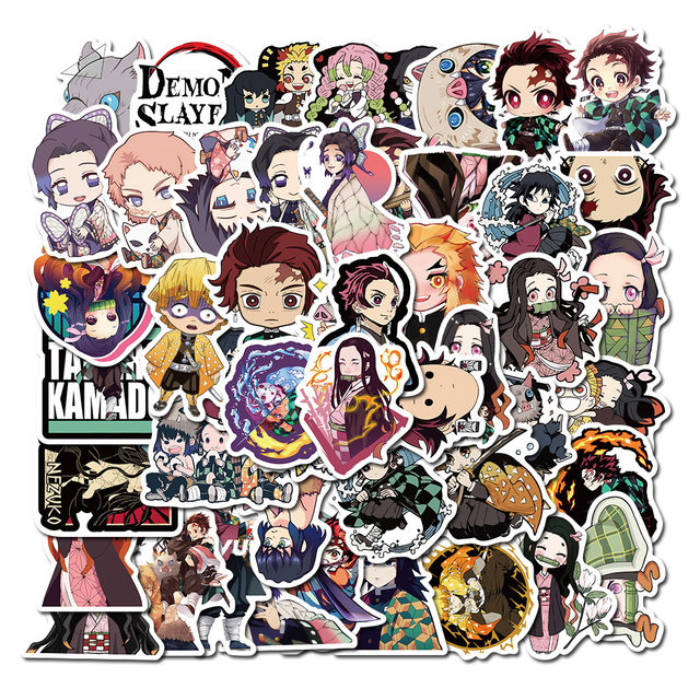 Demon Slayer: Kimetsu no Yaiba Sticker Zenitsu & Inosuke Oni Taiji Ver.  (Anime Toy) - HobbySearch Anime Goods Store