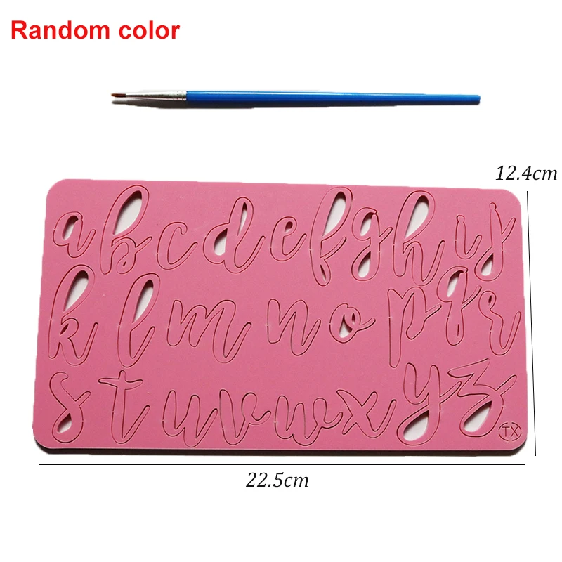 Description Picture 3 of itemNew Cake Tool Acrylic Capital/Alphabet/Number Embossed Cutter Mold Letter Cake/Cookie Cutter Stamp Fondant Cake Decorating Tools