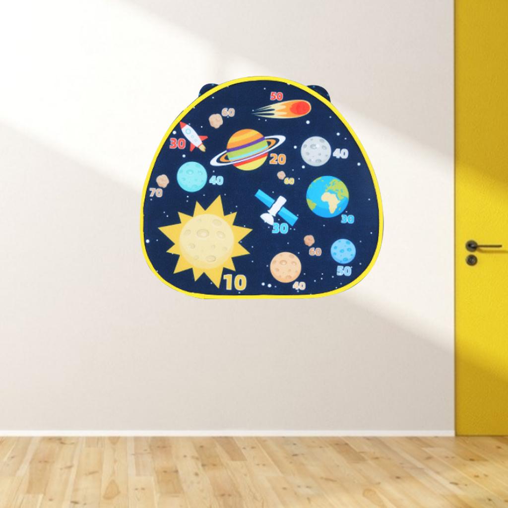 Target Sticky Ball Dart Board 10 Balls Indoor Outdoor Party Family Activity Halloween Christmas Game Gifts for Kids