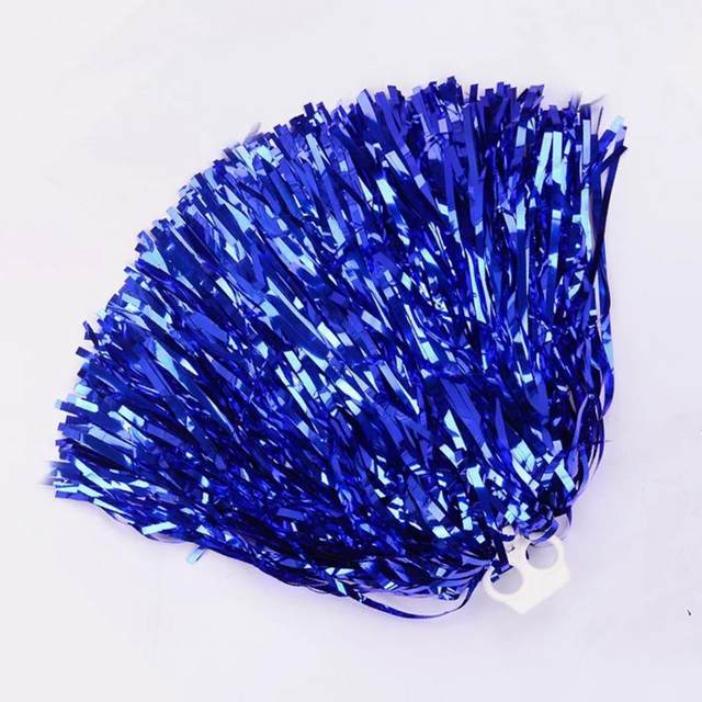 Dance Pompoms Straight Shank Type Fluffy Refueling Bright Color Double Pass  Cheerleader Hand Flower Ball Decoration For Soccer - AliExpress