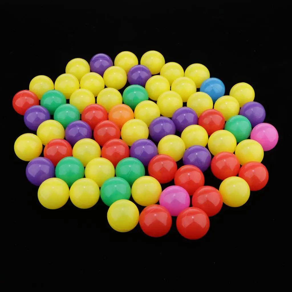 150pcs Ocean Balls Swim Pit Balls for Ball Pit Play Tent Playhouse Swimming Pool Water Pool (Muticolors,4cm)