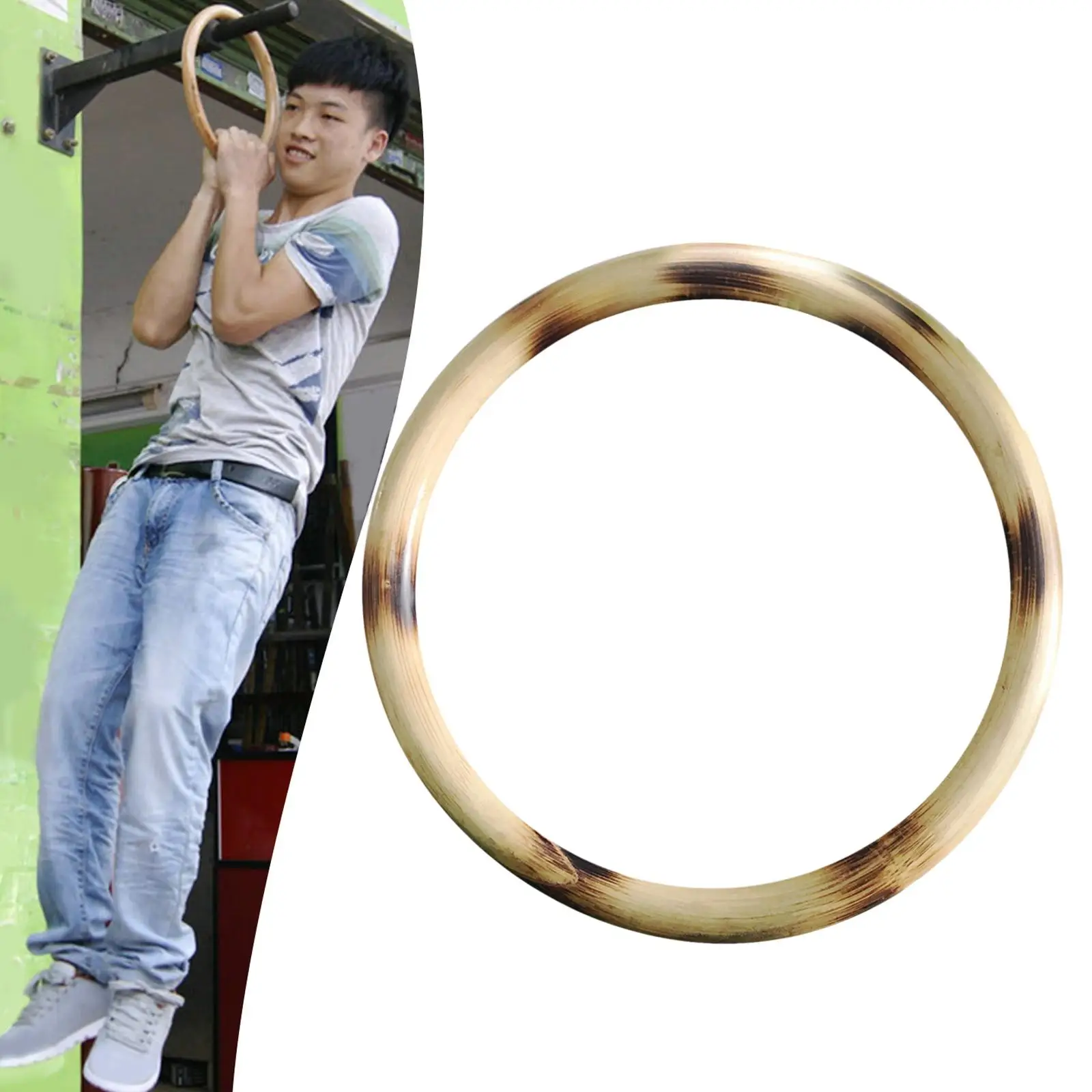 Chinese   Rattan Ring Sticky Hand Strength Training Equipment Exercise