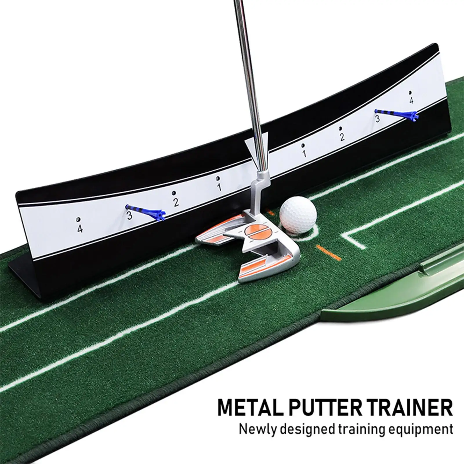 Golf Alignment Balance Practice and Master Your Putting Fundamentals Swing Trainer for Game Beginner Indoor Outdoor Women Office
