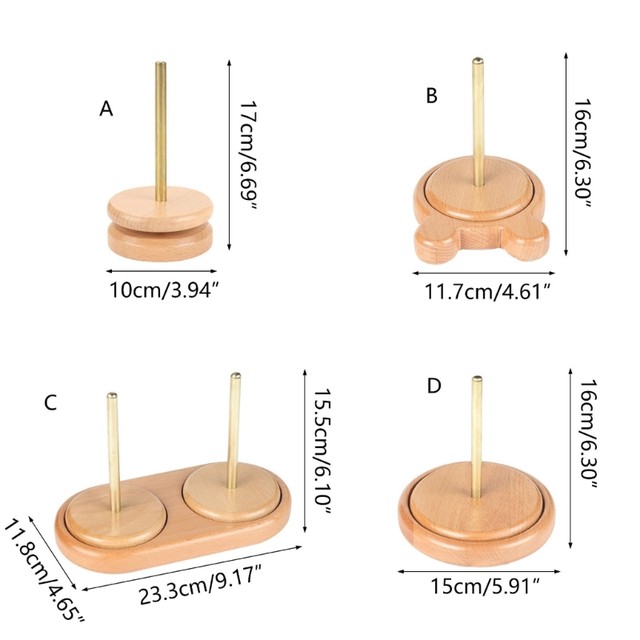 Yarn Ball Holder Wooden-Yarn Holder Dispenser Embroidery Thread  Spool-Organizer Sewing Supplies Spinning Knitting Tools - AliExpress