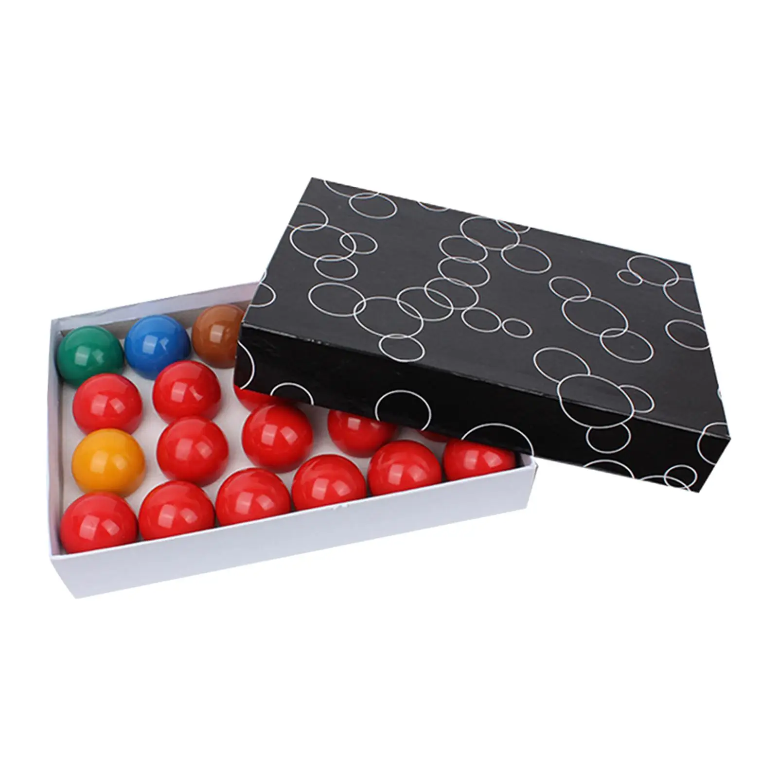 22x Billiard Balls Set, Pool Table Balls Professional 50.8mm Resin Colorful Practice Ball Snooker Ball Set for Gaming Rooms