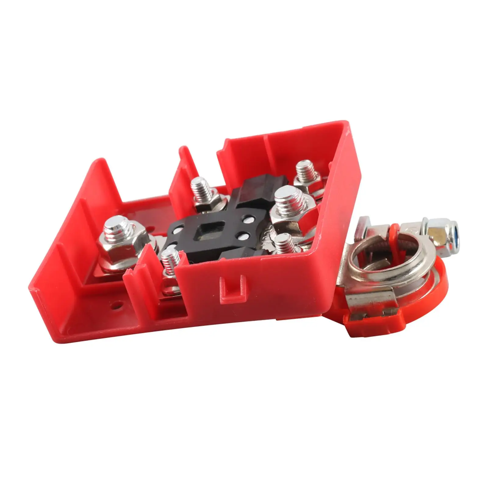 Fused Battery Distribution Terminals Clamp Connector 32V 400A Quick Release Fit for Motorcycle Car Vehicle Bus
