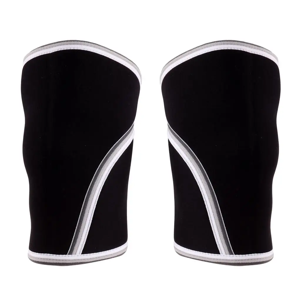 2 mm Neoprene Compression Knee Sleeves for Weightlifting Squats Fitness