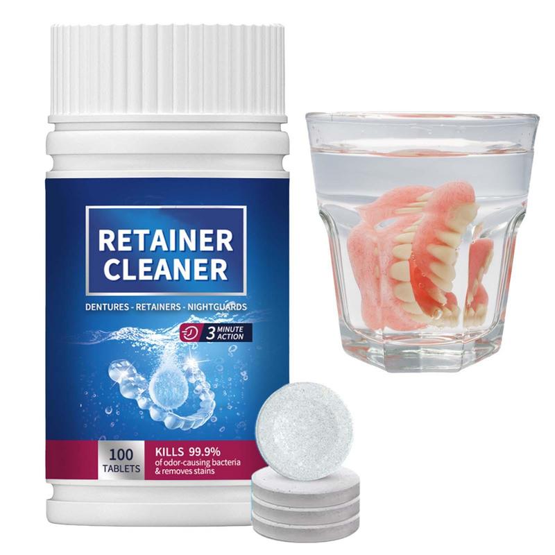 Best of Denture Cleansing Tablets 100 Tabs False Tooth Care Tablets Cleans Stains Removes Bad Odors Fresh Breath False Tooth Care Pills Reviews & Tips