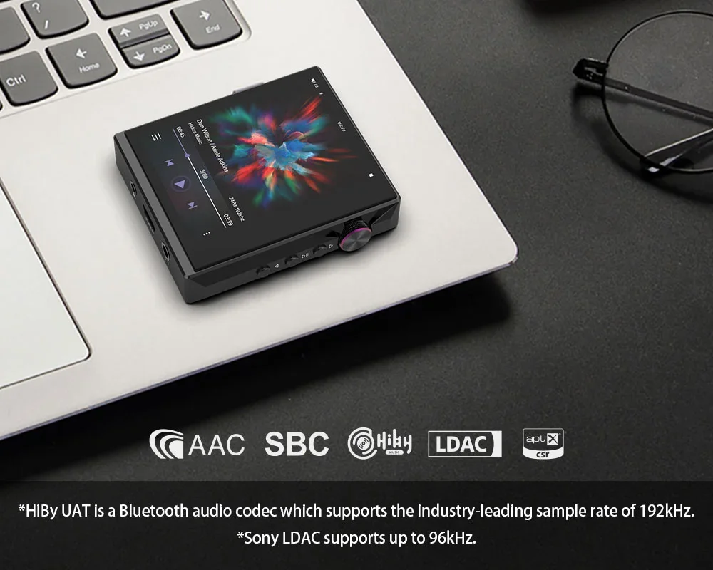 Hidizs AP80 Pro X Portable Mini MP3 Music Player Bluetooth E-Book Reading Pedo Meter Touch Screen LDAC Lossless AMP DAC