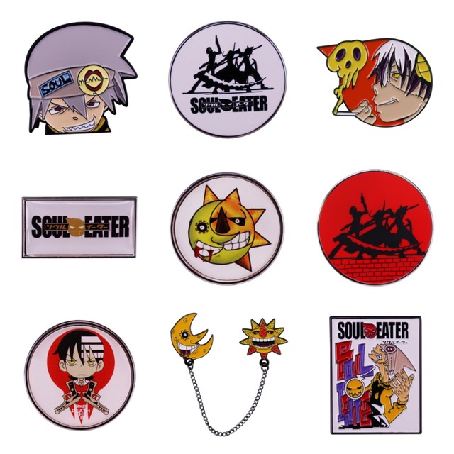 Anime Soul Eater Enamel Pins Collect Comic Boy Metal Cartoon Brooch  Backpack Hat Bag Collar Lapel Badges Women Fashion Jewelry - AliExpress