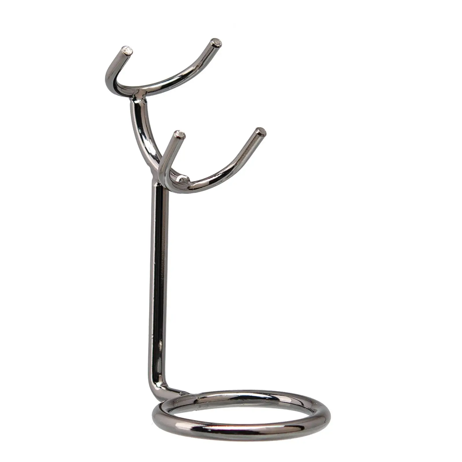 Shaving Brush Stand Heavy Duty Not Rust Protective Anti Slip Iron Alloy Quick Drying Stand for Barber Bathroom Salon