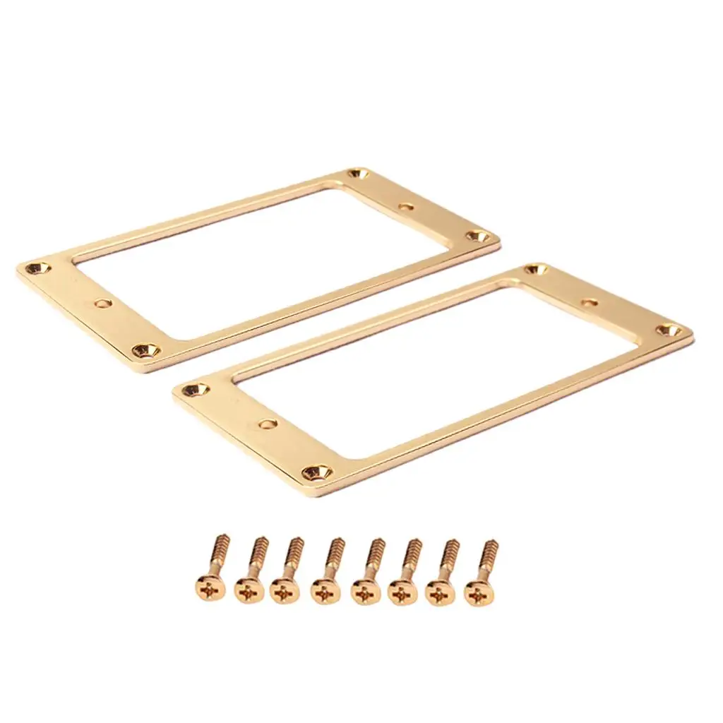 2x Replacement Pickup Mountings Frame for LP Guitar Parts with Screw
