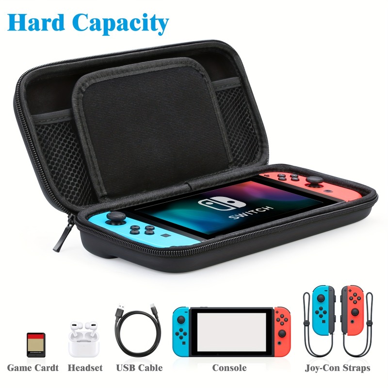 Title 5, Nintendo Switch Cord Storage Bag Portable Water...