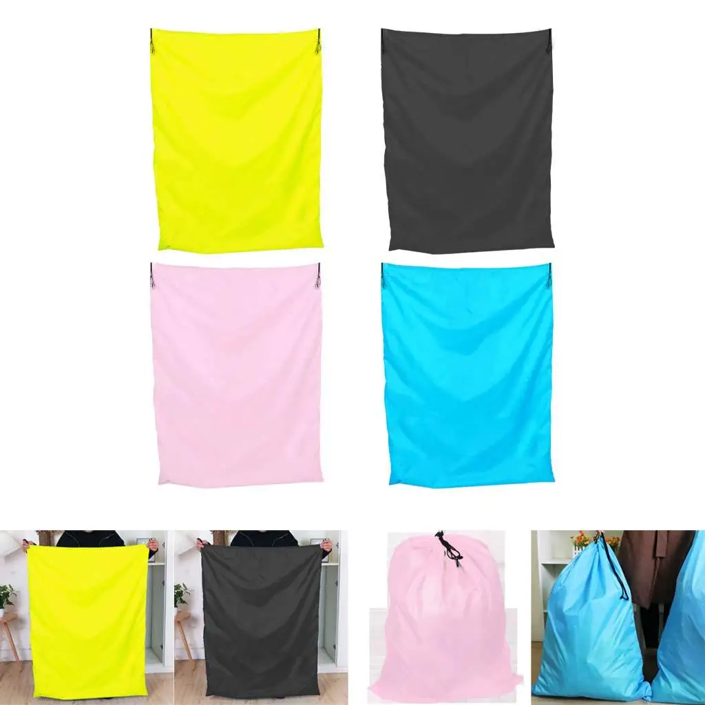 94x120cm Extra Large Storage Bags Organizer,Drawstring Laundry Bags for Duvets, Clothes