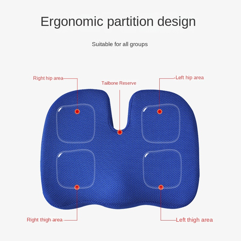 Massage Seat Cushion with Memory Foam