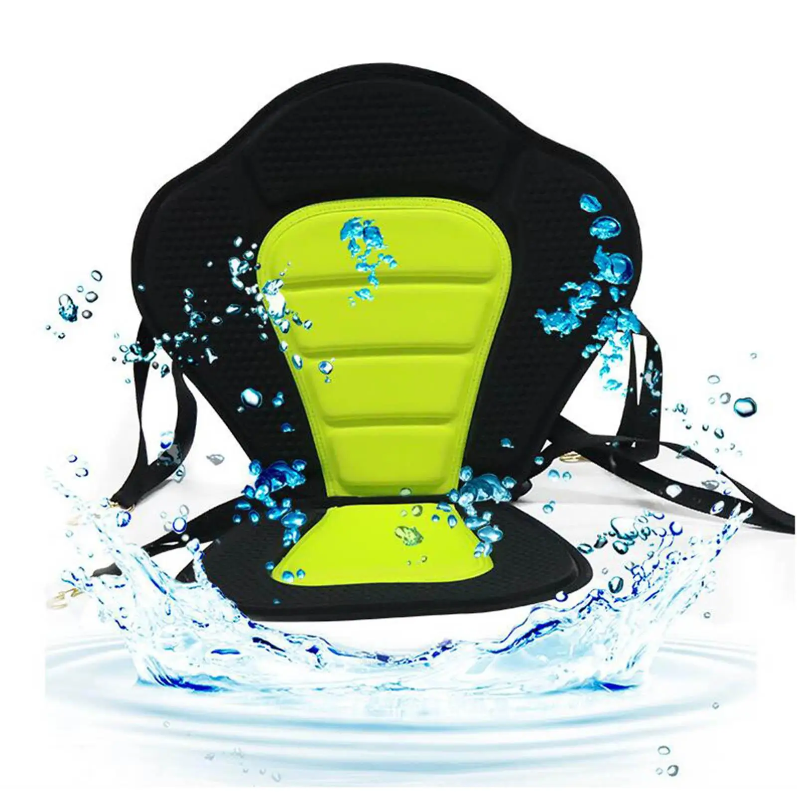 Universal Kayak Seat Comfortable Durable Waterproof Elastic Easy to Install for Canoes Kayaks Canoeing Boat Rafting Water Sports