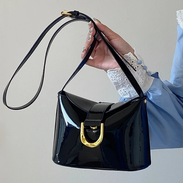 Marni Small Prisma patent-leather Shoulder Bag - Farfetch