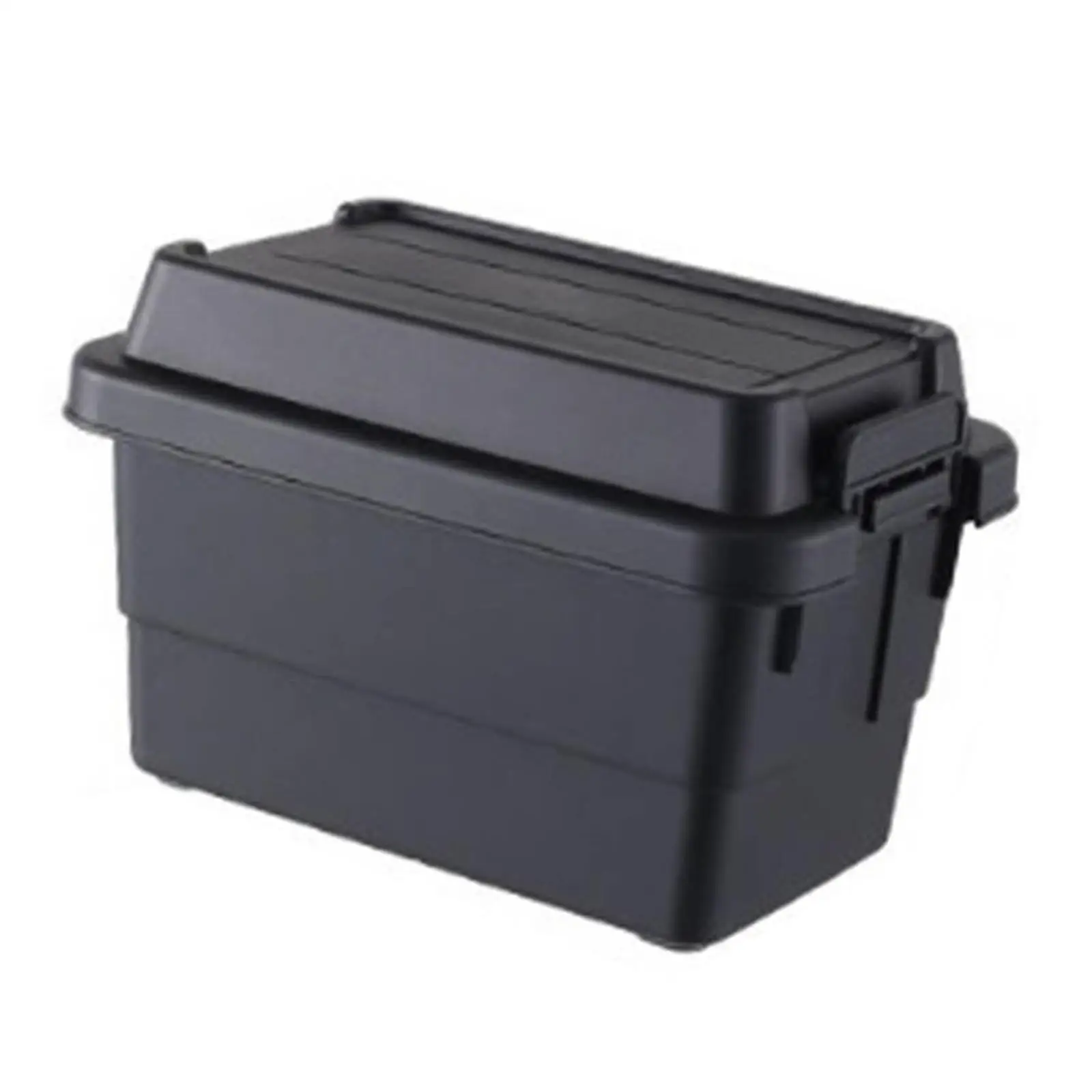 Camping Storage Box Lockable Storage Bin with Lid Durable Small Storage Case for