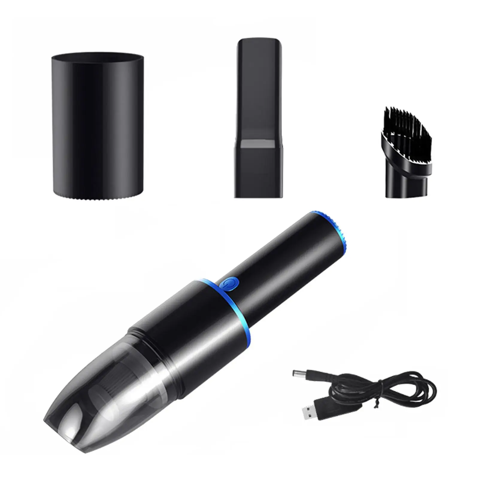 Portable Car Vacuum Cleaner Mini Washable Handheld Vacuum for Dust Home Quick Charge USB Rechargeable Car Interior Clean