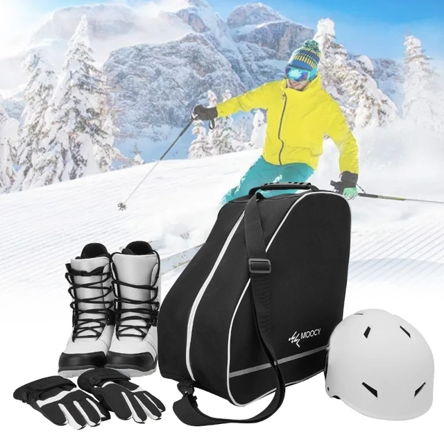 Sac de transport portable pour bottes de ski pour femme, sac à dos de  grande capacité, voyage en avion - AliExpress
